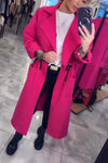 Women's Casual Lapel Long Trench Coat