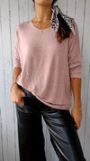 Round Neck Long Sleeve Comfortable Top