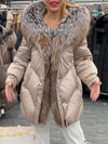 Women's Fur Collar Hooded Coat