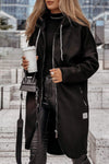 Women's Hooded Long-sleeved Casual Mid-length Coat