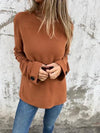 Casual Round Neck Long Sleeve Top