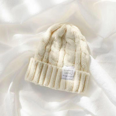 Women's Woolen Autumn and Winter All-match Face Small Knitted Hat