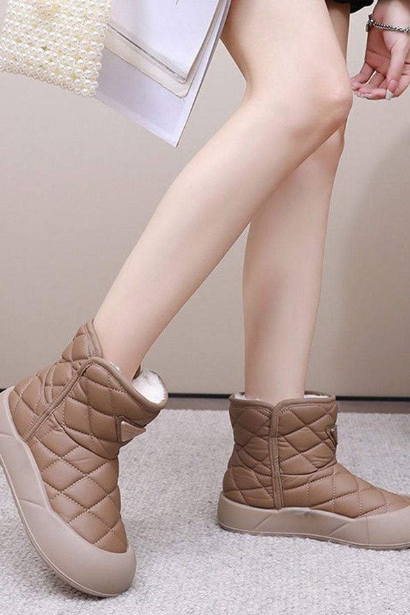 Women's Winter Thick Sole Fleece Snow Boots