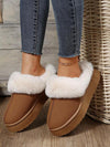 Women's Plush-lined Slip-on Low-cut Comfortable Snow Boots