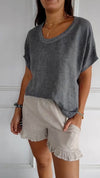 Round Neck Loose T-shirt