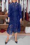 Ladies Casual Elegant Lace Open Button Dress