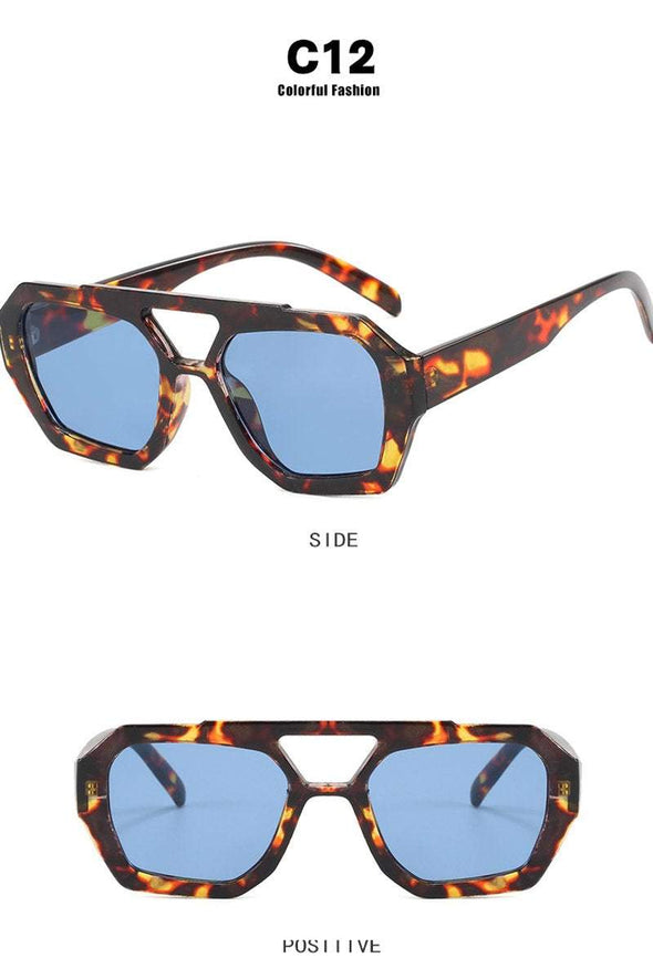 Women's Retro Personalized Irregular Sunglasses