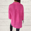 Women's Solid Color Button-down Cotton Linen Blouse Cardigan Shirt