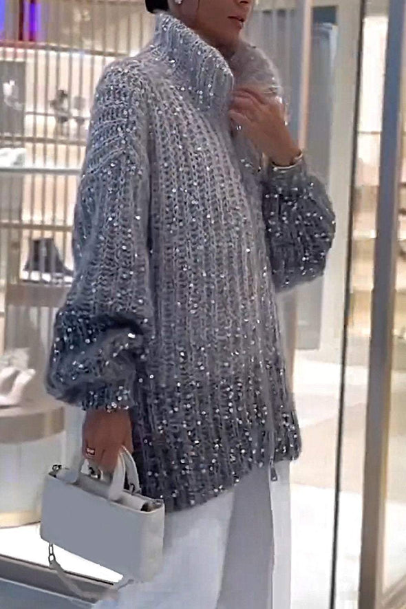 Women's Sparkling Sweater Cardigan