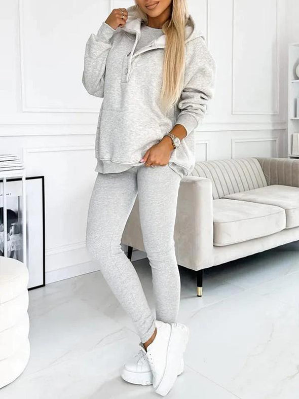 (S-5XL) Plus Size Casual and Comfortable Sweatshirt Two-piece Suit