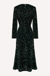 Women's Round Neck Sequined Dress