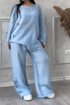 Cool breathable cotton and linen suit