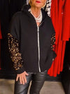 Women's Sequin Patchwork Hoodies