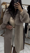 Women's Fur Lapel Long Casual Coat