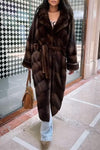 Women's Casual Light Luxury Warm Lapel Fur Coat