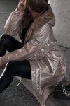 Women's Winter All-in-one Zip-up Hooded Thick Coat