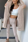 Women's Plush Hooded Jacket