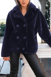 Women's Casual Lapel Plush Coat