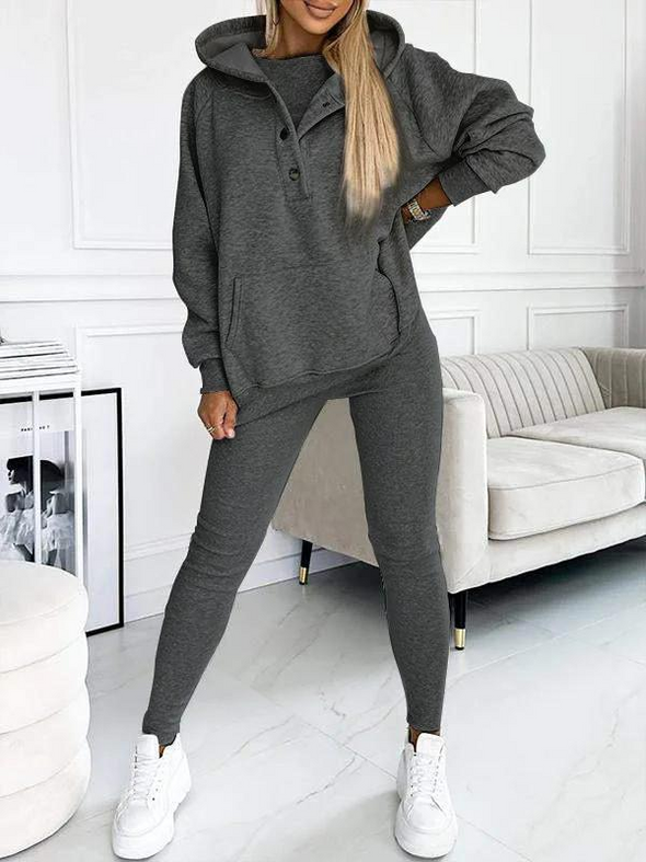 (S-5XL) Plus Size Casual and Comfortable Sweatshirt Two-piece Suit